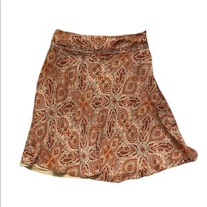 Ann Taylor paisley mini skirt